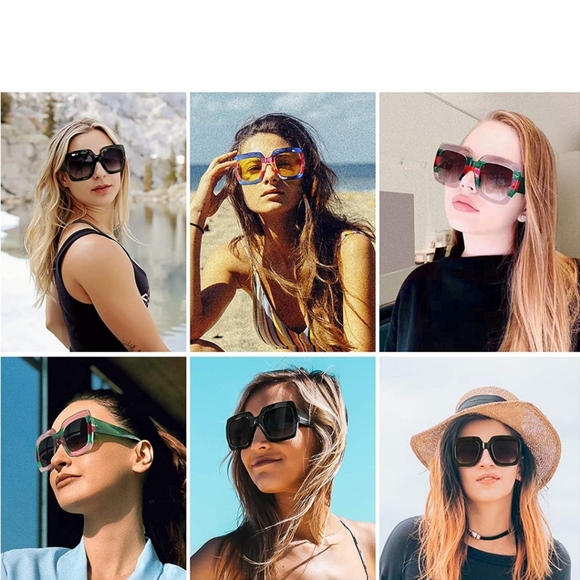 SQUARE COLORBLOCK ๐ SUNGLASSES - Picture 5 of 12